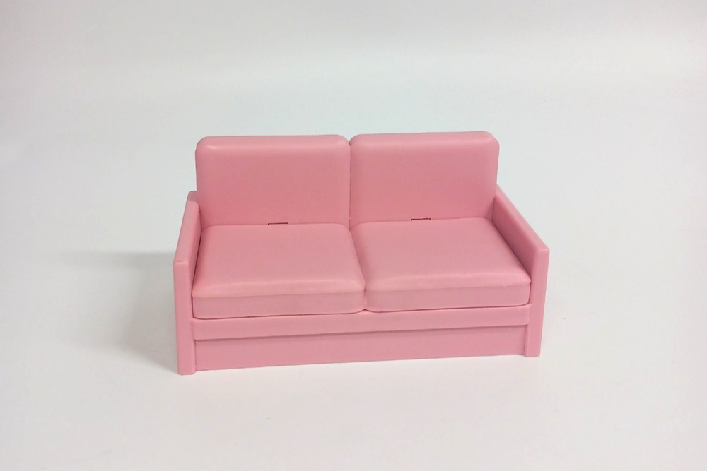 Pink 2019 KidKraft Plastic Loveseat Couch Sofa With Storage Doll Furniture